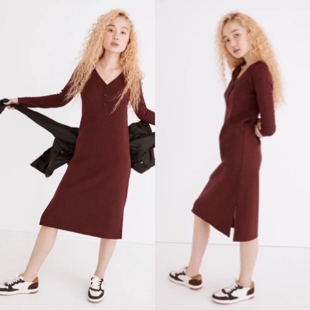 Madewell Henley Midi Dress